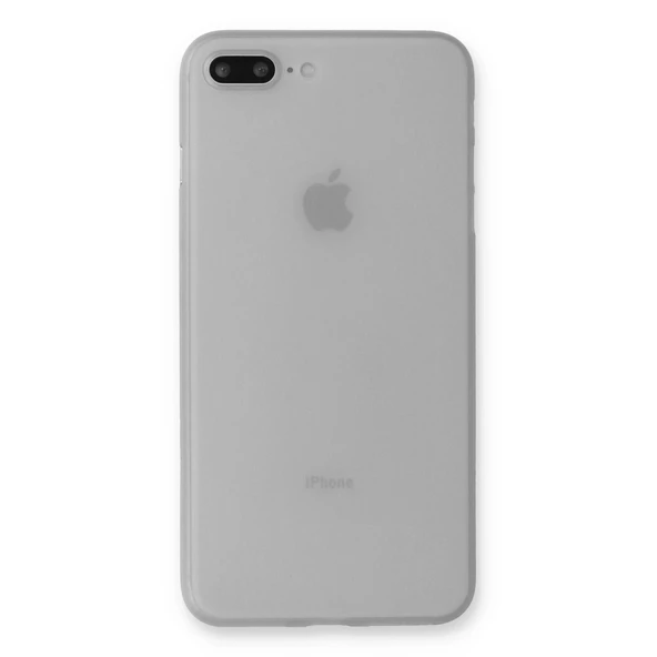 Apple İphone 7 Plus Kılıf Pp Ultra İnce Kapak - Beyaz ürün görseli 1