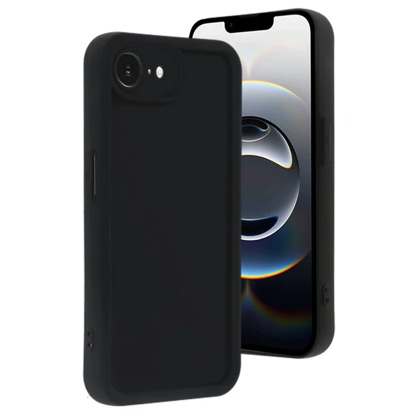 Apple İphone 16e Kılıf Viera Silikon - Siyah ürün görseli 1