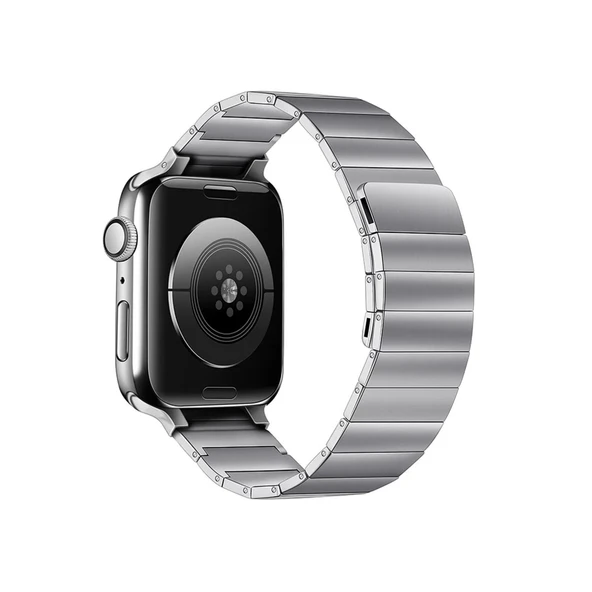 Apple Watch 38mm Kr404 Huks Kordon - Gümüş ürün görseli 1