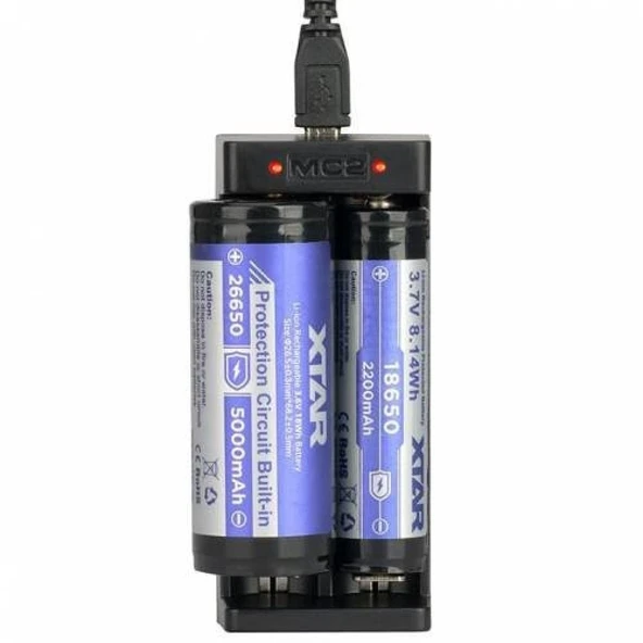 Xtar Mc2 İkili Li-ion Pil Şarj Cihazı ürün görseli 1