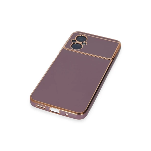 Xiaomi Poco M5 Kılıf Volet Silikon - Mor - Resim 5