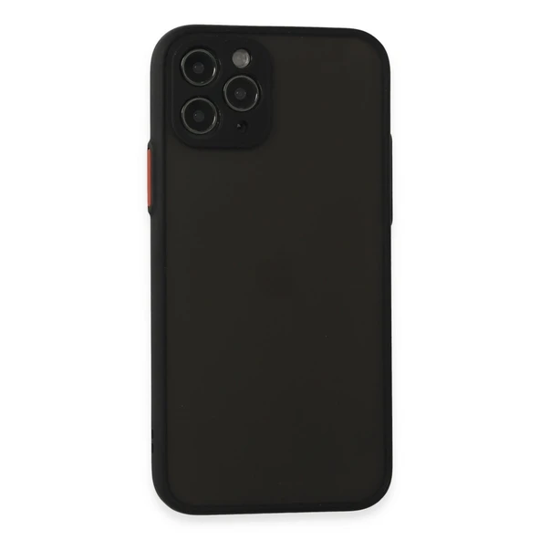 Apple İphone 11 Pro Kılıf Montreal Silikon Kapak - Siyah ürün görseli 1