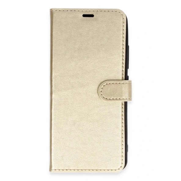 Tecno Spark 9 Pro Trend S Plus Kapaklı Kılıf - Gold - Resim 2
