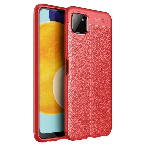 Samsung Galaxy A22 Kılıf Auto Focus Kapak - Kırmızı ürün görseli 1