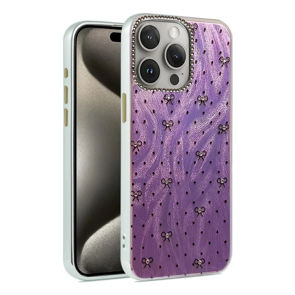 Apple İphone 15 Pro Max Kılıf Blade Aynalı Desenli Kapak - Desen 2 ürün görseli 1