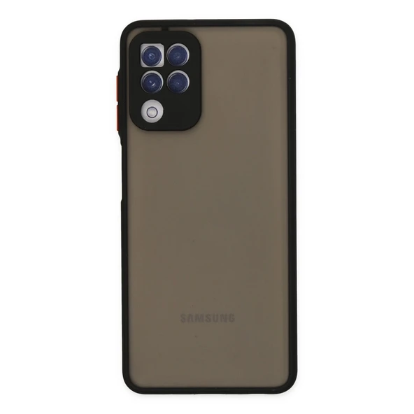 Samsung Galaxy A22 Kılıf Montreal Silikon Kapak - Siyah ürün görseli 1