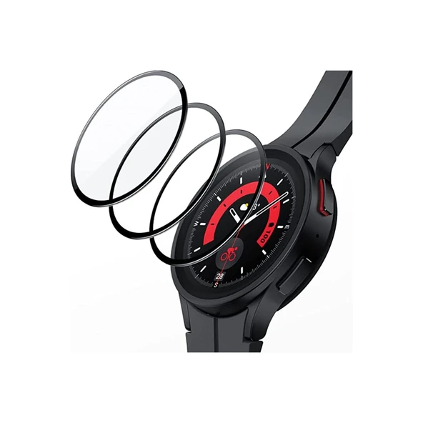 Samsung Galaxy Watch 4 42mm Polymer Nano Ekran Koruyucu - Şeffaf ürün görseli 1