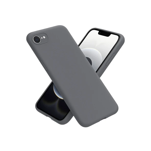 Apple İphone 16e Kılıf First Silikon - Gri ürün görseli 1