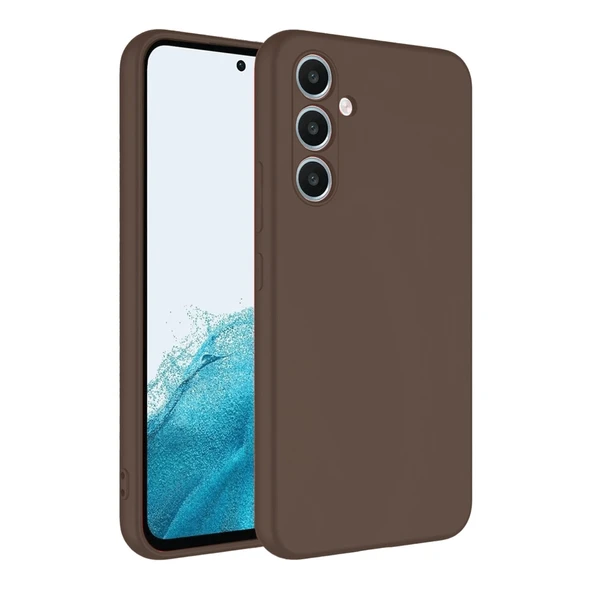 Samsung Galaxy A16 5g Kılıf First Silikon - Kahverengi ürün görseli 1