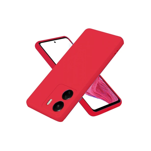 Xiaomi Redmi 13c Kılıf First Silikon - Kırmızı ürün görseli 1