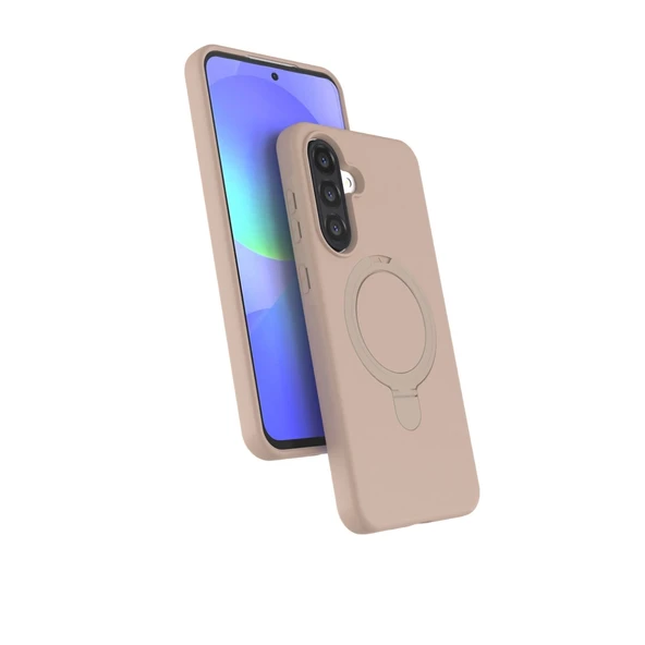 Samsung Galaxy A36 Regal Magsafe Standlı Kapak - Çöl Titanyum ürün görseli 1