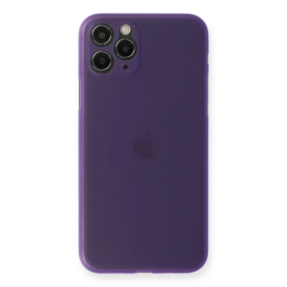 Apple İphone 11 Pro Kılıf Pp Ultra İnce Kapak - Mor ürün görseli 1