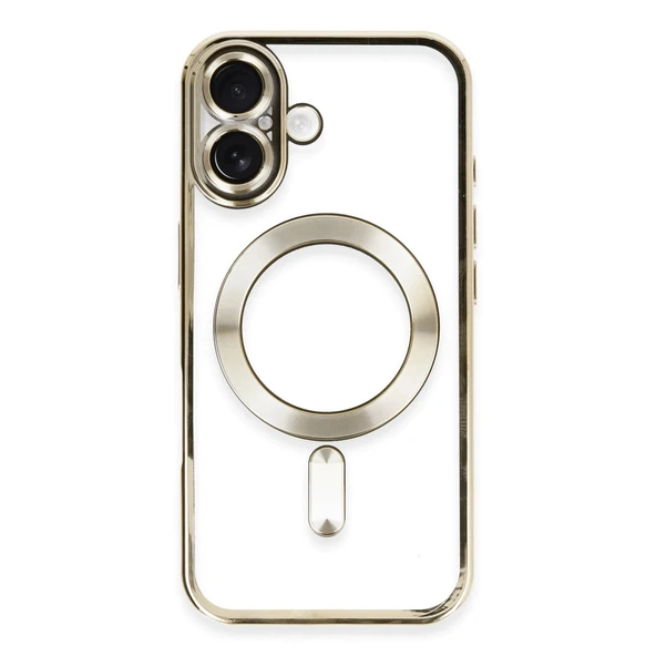 Apple İphone 16 Kılıf Kross Magneticsafe Kapak - Gold ürün görseli 1