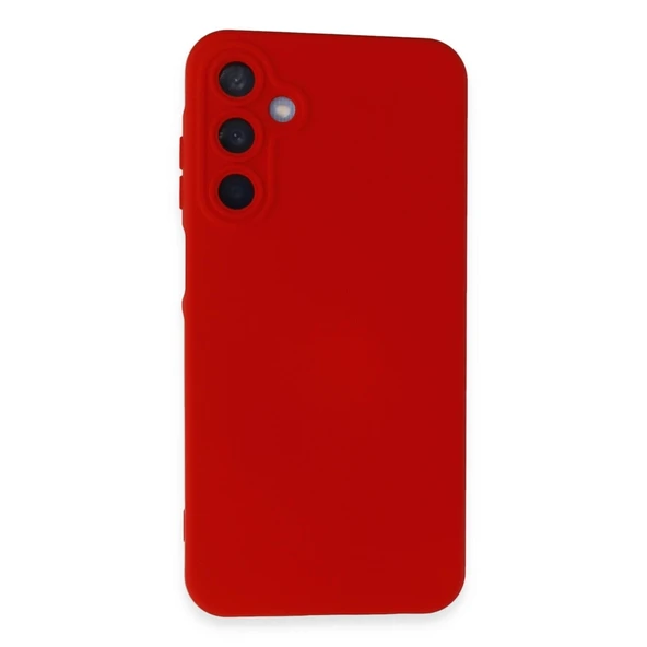 Samsung Galaxy A35 5g Kılıf Nano İçi Kadife Silikon - Kırmızı ürün görseli 1