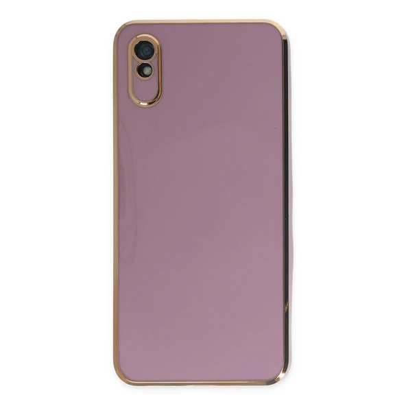 Xiaomi Redmi 9a Kılıf Volet Silikon - Mor ürün görseli 1