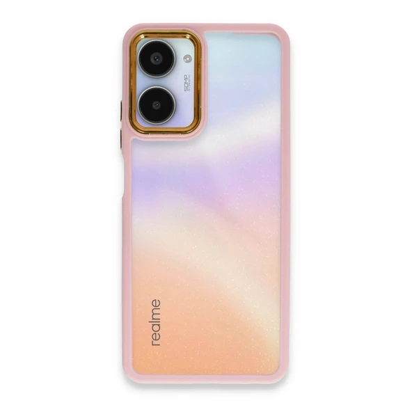 Realme 10 Pro 5g Kılıf Dora Kapak - Pudra ürün görseli 1