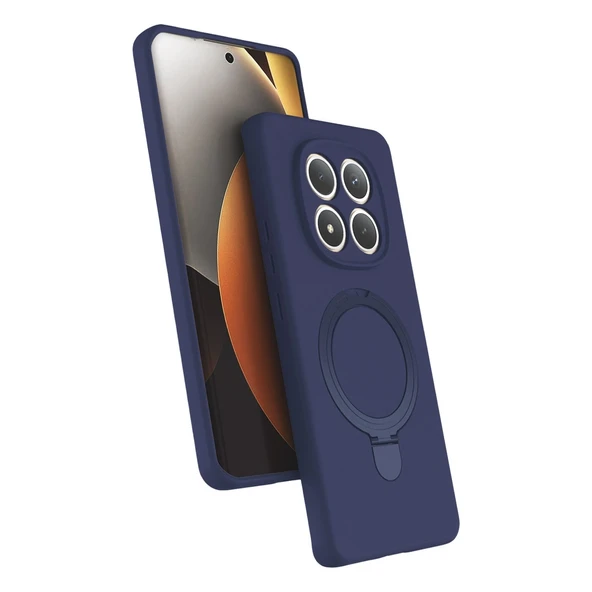 Xiaomi Redmi Note 15 Pro 5g Regal Magsafe Standlı Kapak - Lacivert ürün görseli 1