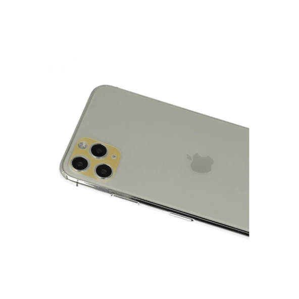 Apple İphone 11 Pro Max Rainbow Kamera Lens Koruma Cam - Gold ürün görseli 1