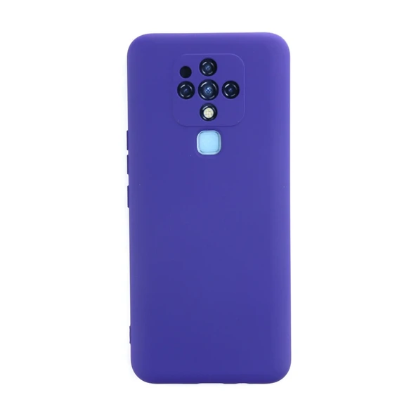 Tecno Camon 16 Kılıf Nano İçi Kadife Silikon - Mor ürün görseli 1