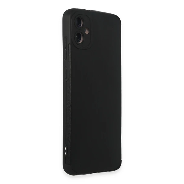 Samsung Galaxy A05 Kılıf Loop Deri Silikon - Siyah - Resim 2