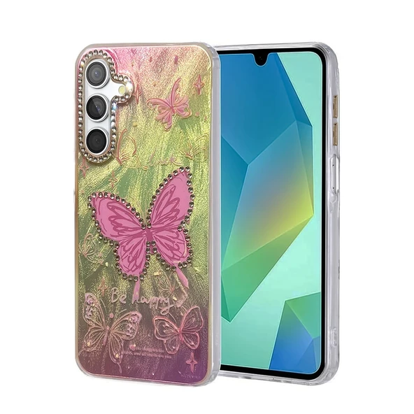 Samsung Galaxy A15 4g Kılıf Blade Aynalı Desenli Kapak - Desen 5 ürün görseli 1