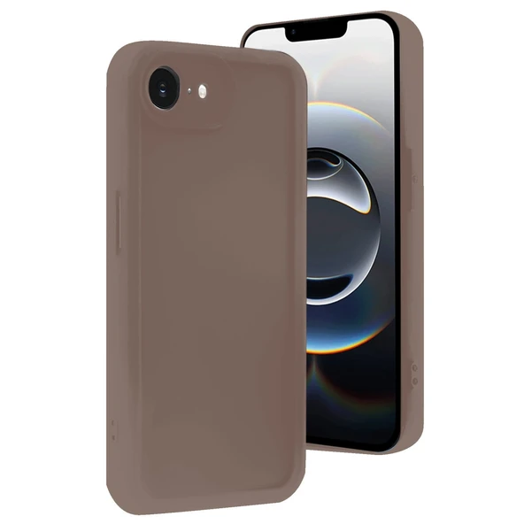 Apple İphone 16e Kılıf Viera Silikon - Kahverengi ürün görseli 1