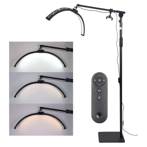 Trled F-700B 70CM Zebra Elmas Desenli Ayaklı Profesyonel Güzellik Salonu Lambası ürün görseli 1