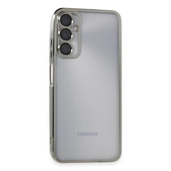 Samsung Galaxy A05s Kılıf Razer Lensli Silikon - Gümüş ürün görseli 1