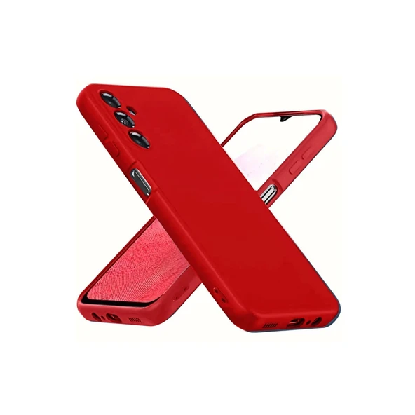 Samsung Galaxy A34 5g Kılıf First Silikon - Kırmızı ürün görseli 1