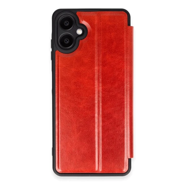 Samsung Galaxy A07 4g Flip Cover - Kırmızı ürün görseli 1