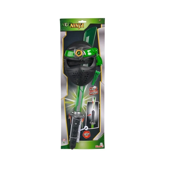 108042238 NEXT NİNJA SWORD AND MASK GREEN ürün görseli 1