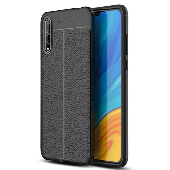 Huawei P Smart S Kılıf Auto Focus Kapak - Siyah ürün görseli 1
