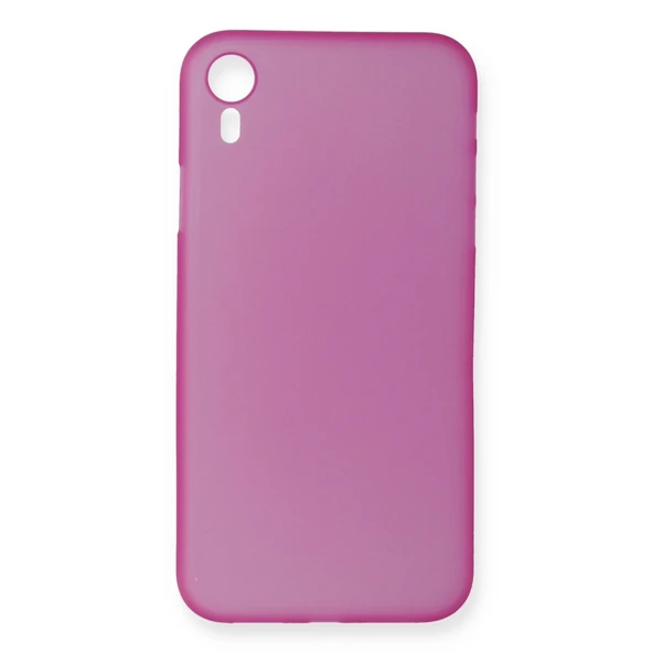 Apple İphone Xr Kılıf Pp Ultra İnce Kapak - Pembe ürün görseli 1