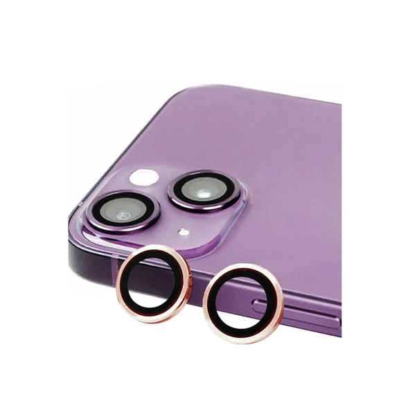 Apple İphone 15 Raze Metal Kamera Lens - Pembe ürün görseli 1