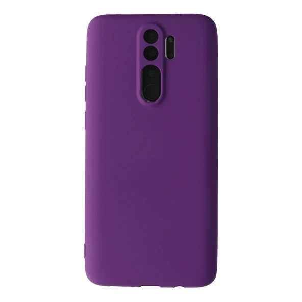 Xiaomi Redmi Note 8 Pro Kılıf First Silikon - Mor ürün görseli 1