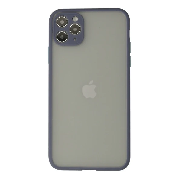 Apple İphone 12 Pro Max Kılıf Montreal Silikon Kapak - Gri ürün görseli 1