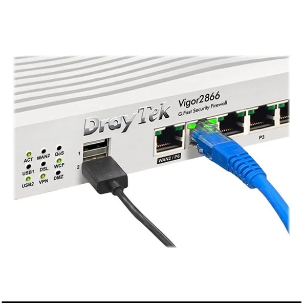DRAYTEK Vigor 2866 VDSL 3G-4G Modem Router - Resim 4