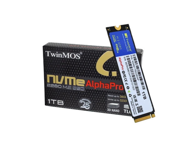 TWINMOS 1TB NVMe1TB2280AP 3600- 3250MB/s M2 NVME GEN3 Disk ürün görseli 1