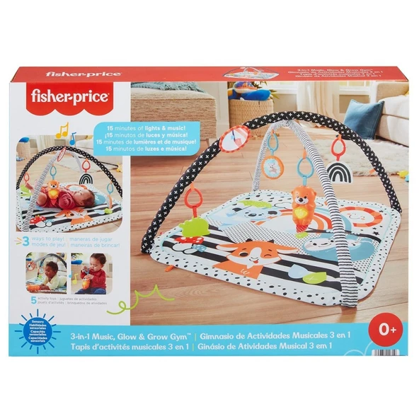 HBP41 NessiWorld® Neşeli Hayvanlar 3ü1 Arada Jimnastik Merkezi ürün görseli 1
