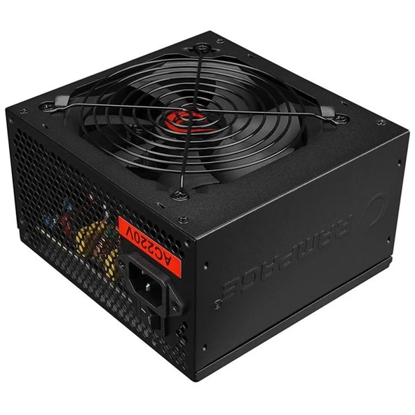 RAMPAGE 600W 80+ RMP-600-80P Power Supply ürün görseli 1