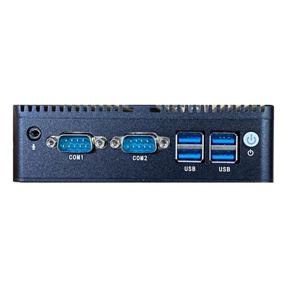 EVATECH Celeron QC J4105 4GB- 128GB SSD- O/B HD VGA FRD ENDUSTRIYEL MINI PC Seri Port ürün görseli 1