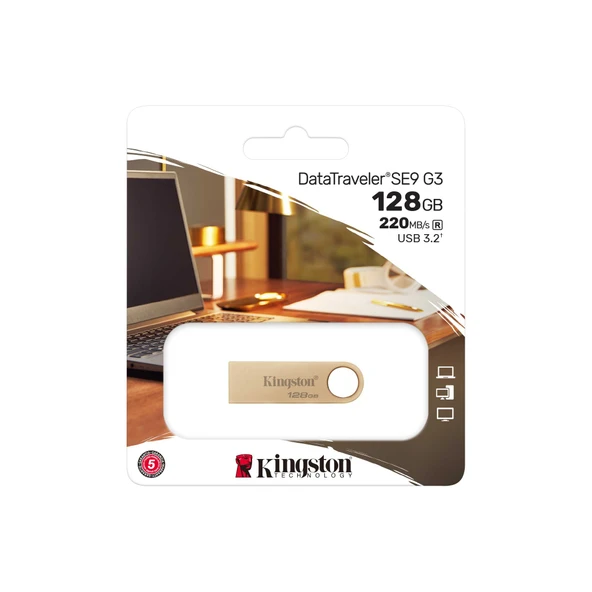 KINGSTON 128GB USB 3.2 Usb Bellek DTSE9G3/128GB ürün görseli 1