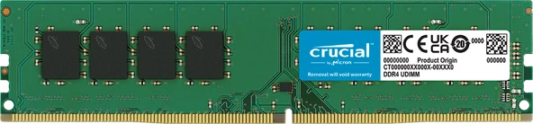CRUCIAL 32GB DDR4 3200MHZ CL22 PC RAM VALUE CT32G4DFD832A ürün görseli 1