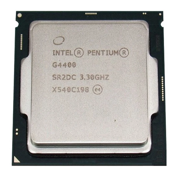 INTEL Pentium G4400 3MB 2çekirdekli O/B HD510 1151p 54w Kutusuz+Fansız ürün görseli 1