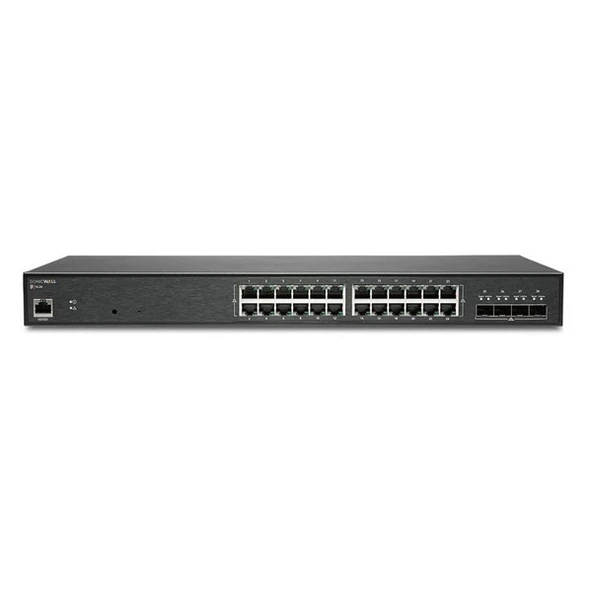 SONICWALL 24port 4-SFP+ Gigabit Yönetilebilir Switch 02-SSC-2467 ürün görseli 1