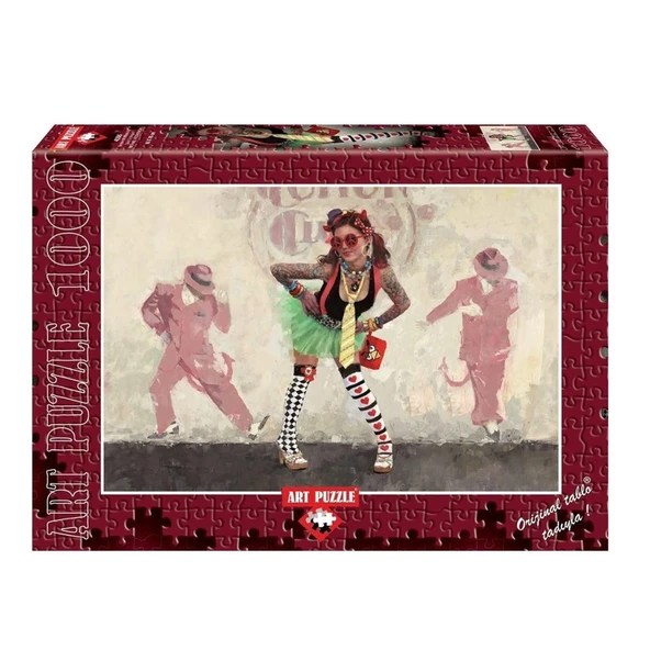 4355 Art Puzzle Şeytan Mı? Melek Mi? 1000 Parça Puzzle ürün görseli 1