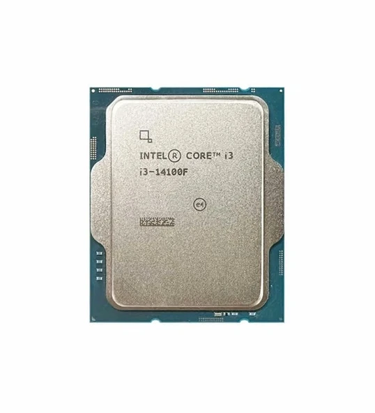 INTEL CORE i3 14100F 17MB 4çekirdekli VGA YOK 1700p 58w Kutusuz+Fansız ürün görseli 1