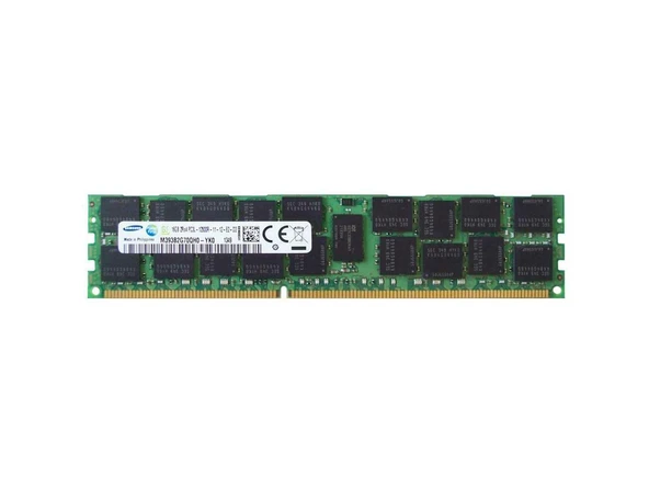 SAMSUNG 16GB DDR3 ECC RDIMM 1600Mhz 2Rx4 SUNUCU RAM ürün görseli 1