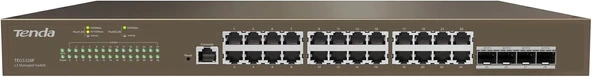 TENDA 24port 4-SFP Gigabit Yönetilebilir Switch TEG5328F ürün görseli 1
