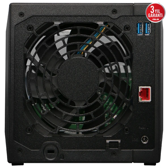 ASUSTOR 4diskli Realtek QC-2GB RAM-2.5GbE Nas Server AS3304T v2 - Resim 2
